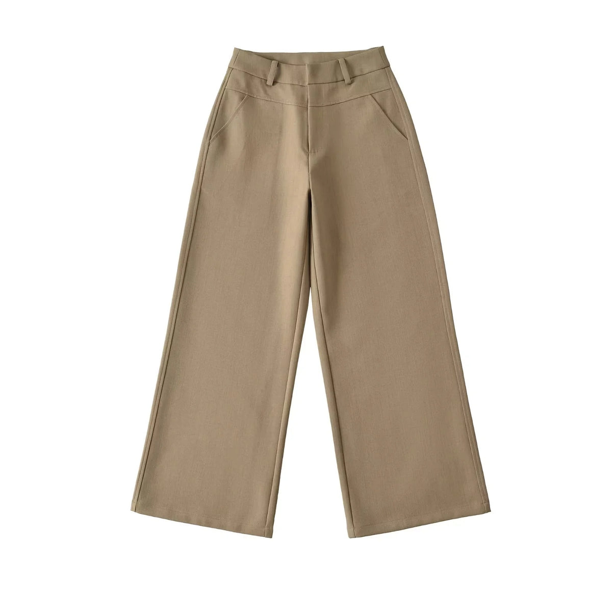 Straight-Leg Tailored Trousers