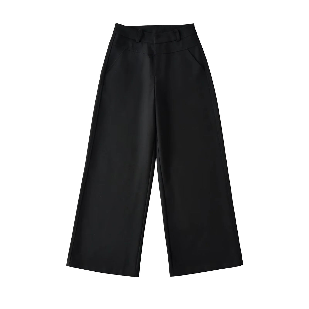 Straight-Leg Tailored Trousers